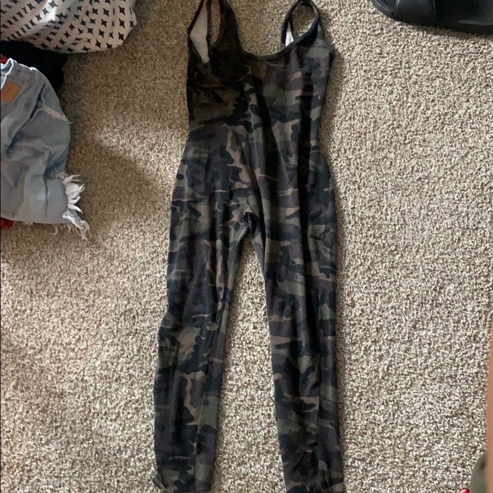 LOVE CULTURE ARMY 1 PC JUMPSUIT TIGHT FIT SMALL